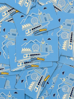Vancouver Skyline Sticker