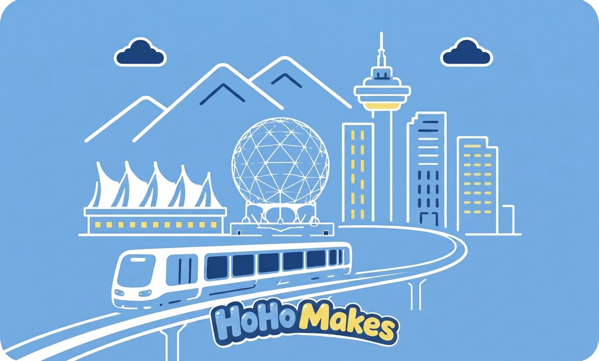 Vancouver Skyline Sticker